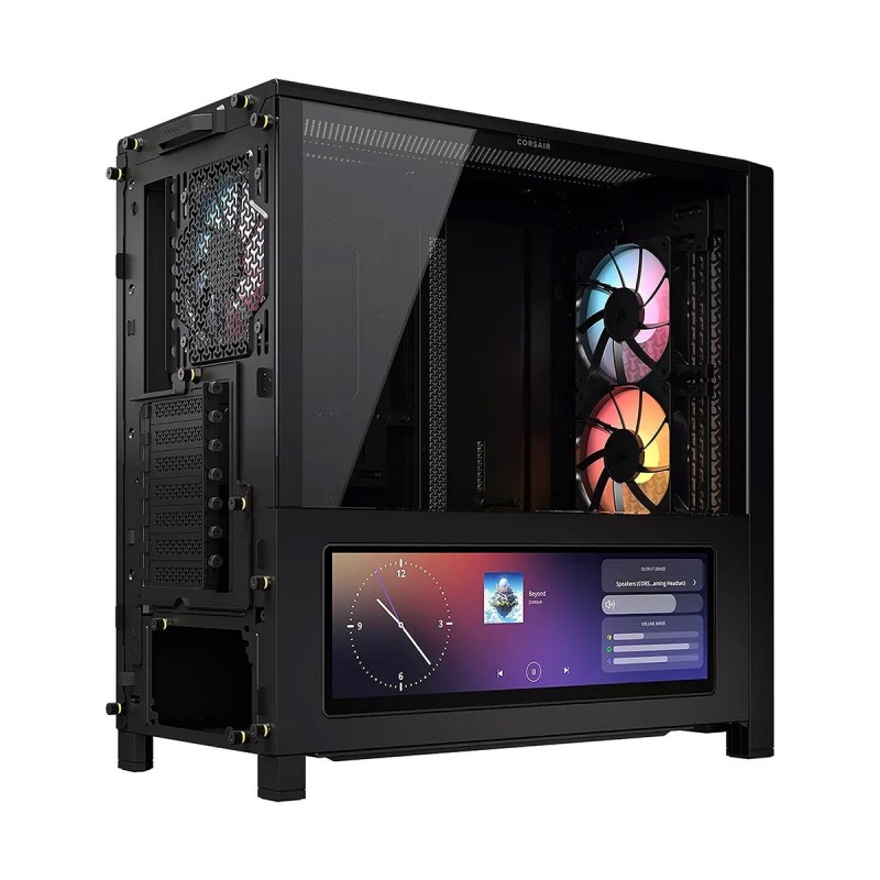 CORSAIR FRAME 4000D LCD RS ARGB Premium Tempered Glass Black Mid-Tower ATX Gaming Chassis 3 CORSAIR FRAME 4000D LCD RS ARGB Premium Tempered Glass Black Mid-Tower ATX Gaming Chassis