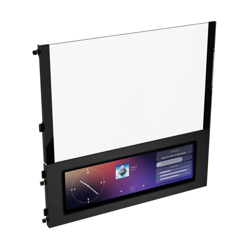 CORSAIR FRAME 4000D LCD RS ARGB Premium Tempered Glass Black Mid-Tower ATX Gaming Chassis 6 CORSAIR FRAME 4000D LCD RS ARGB Premium Tempered Glass Black Mid-Tower ATX Gaming Chassis