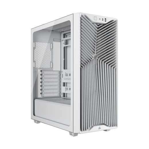 CORSAIR 3200D RS High-Airflow Tempered Glass White Mid-Tower ATX Gaming Chassis