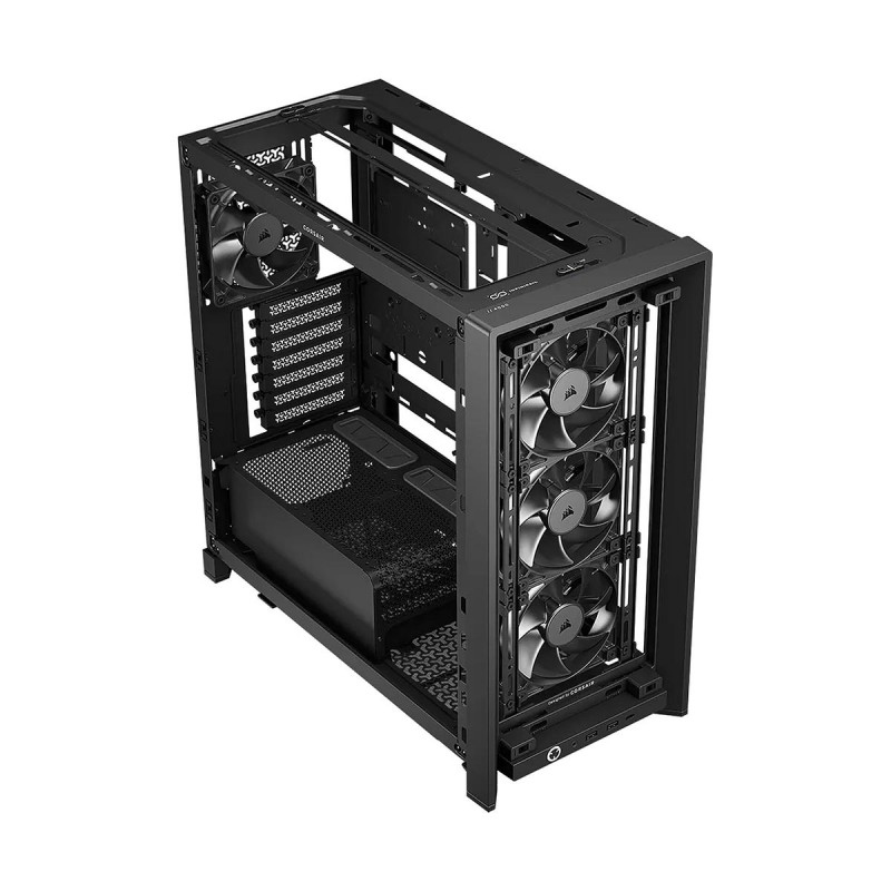 CORSAIR FRAME 4000D WOOD RS Modular Tempered Glass Black/Walnut Mid-Tower ATX Gaming Chassis 4 CORSAIR FRAME 4000D WOOD RS Modular Tempered Glass Black/Walnut Mid-Tower ATX Gaming Chassis