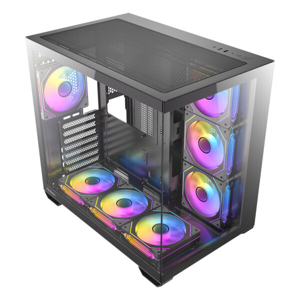 Antec CX Mirror ARGB Panoramic Tempered Glass Black Mid-Tower ATX Gaming Chassis 2 Antec CX Mirror ARGB Panoramic Tempered Glass Black Mid-Tower ATX Gaming Chassis