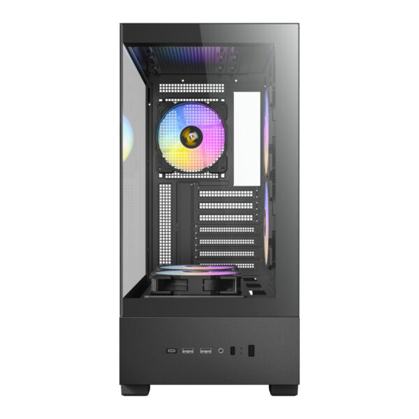 Antec CX705 ARGB Panoramic Tempered Glass Black Mid-Tower ATX Gaming Chassis 2 Antec CX705 ARGB Panoramic Tempered Glass Black Mid-Tower ATX Gaming Chassis