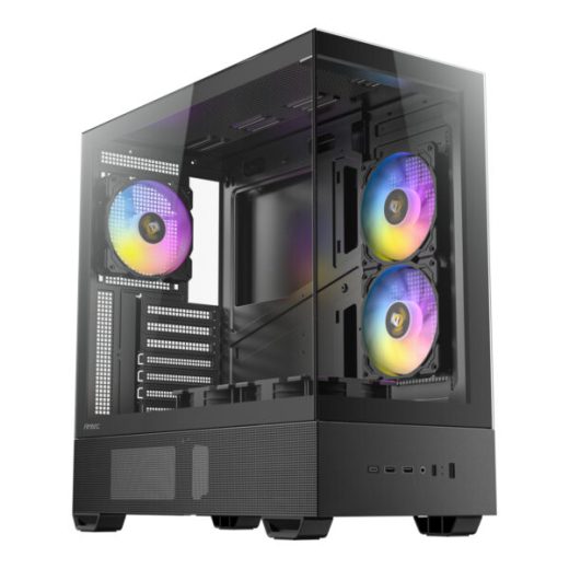 Antec CX705 ARGB Panoramic Tempered Glass Black Mid-Tower ATX Gaming Chassis