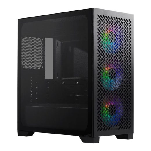 Cooler Master Elite 302 ARGB Tempered Glass Black Micro-ATX Mini Tower Gaming Chassis with 600W Power Supply