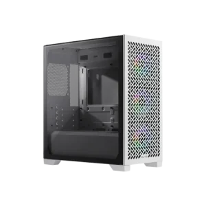Cooler Master Elite 302 ARGB Tempered Glass White Micro-ATX Mini Tower Gaming Chassis
