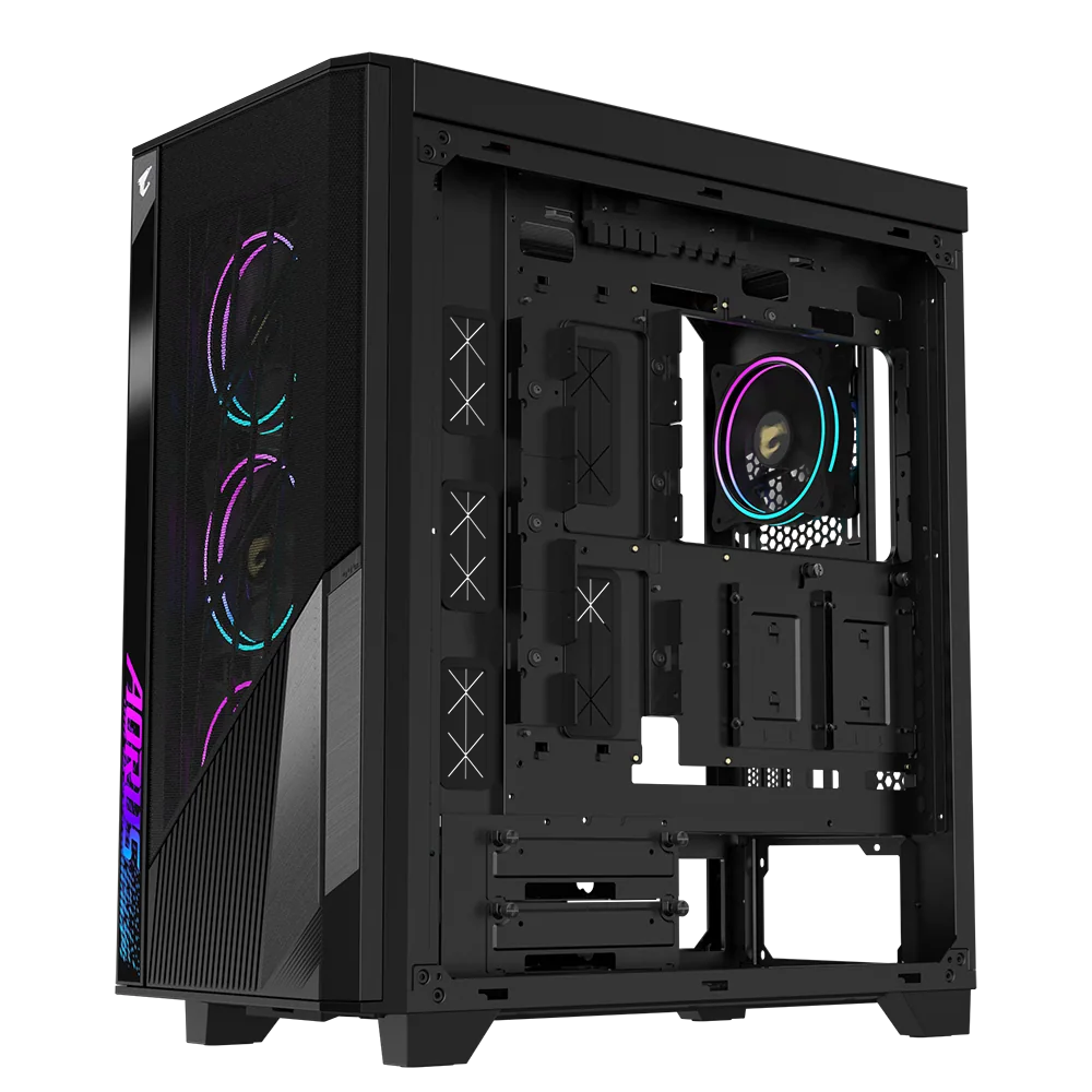 Gigabyte AORUS C500 GLASS Black E-ATX Tempered Glass Mid-Tower Gaming Chassis 5 Gigabyte AORUS C500 GLASS Black E-ATX Tempered Glass Mid-Tower Gaming Chassis