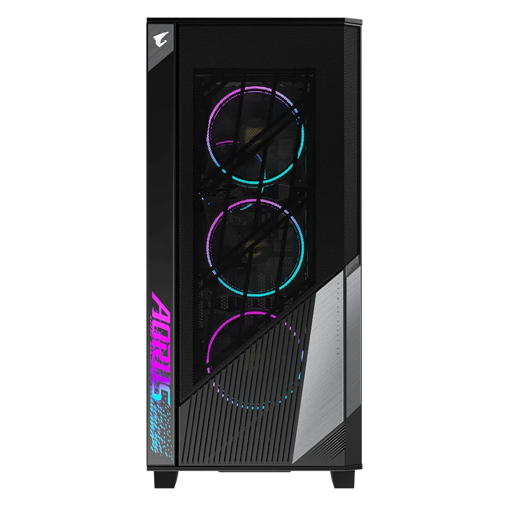 Gigabyte AORUS C500 GLASS Black E-ATX Tempered Glass Mid-Tower Gaming Chassis 4 Gigabyte AORUS C500 GLASS Black E-ATX Tempered Glass Mid-Tower Gaming Chassis
