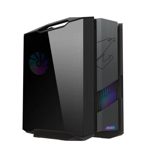 Gigabyte AORUS C601 GLASS Black E-ATX Tempered Glass Mid-Tower Gaming Chassis
