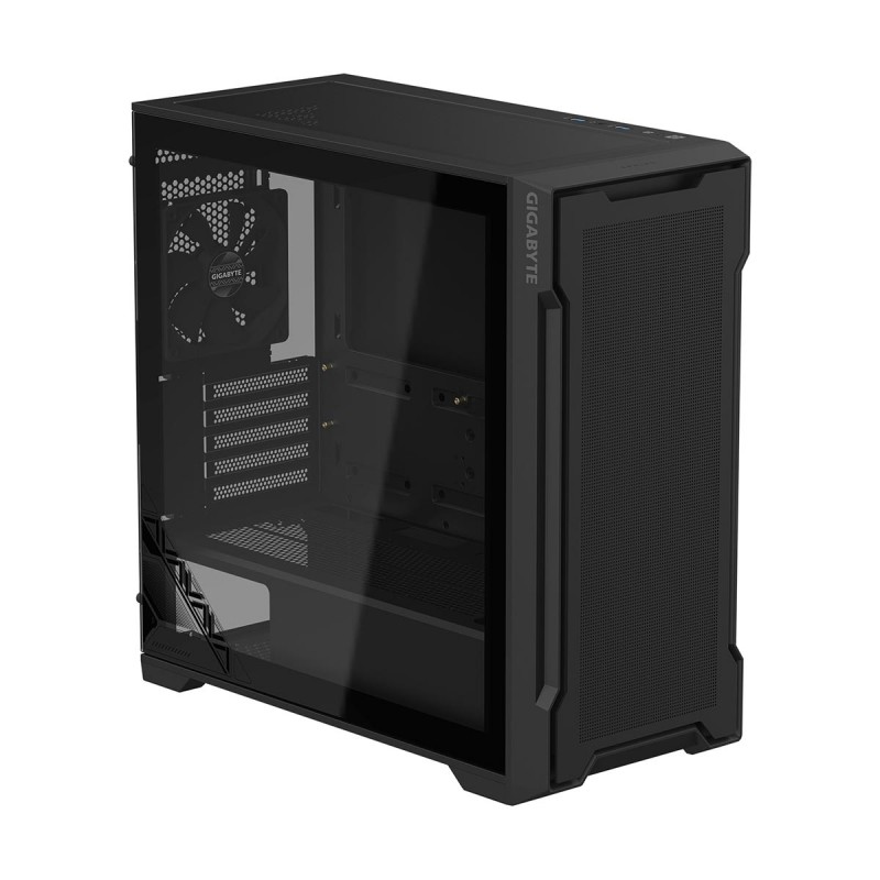 Gigabyte C102 GLASS Black Micro-ATX Tempered Glass Mid-Tower Gaming Chassis 2 Gigabyte C102 GLASS Black Micro-ATX Tempered Glass Mid-Tower Gaming Chassis