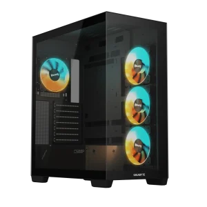 Gigabyte C500 PANORAMIC STEALTH Black ATX Tempered Glass Mid-Tower Gaming Chassis