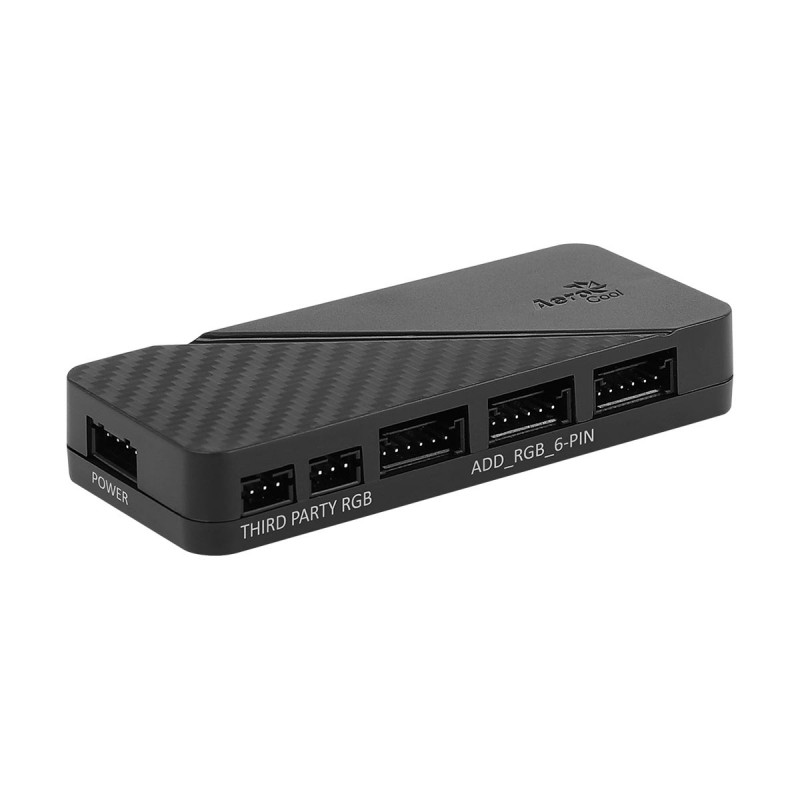 AeroCool H66F 6-Port PWM ARGB RGB Control Hub 2 AeroCool H66F 6-Port PWM ARGB RGB Control Hub