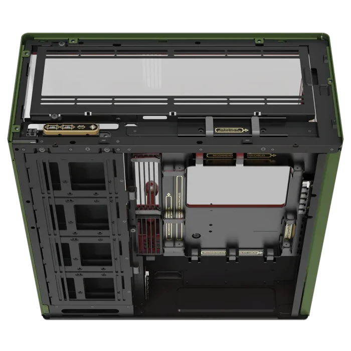 HAVN HS 420 DOOM: The Dark Ages Limited Edition Panoramic Tempered Glass Mid-Tower E-ATX Gaming Chassis 10 HAVN HS 420 DOOM: The Dark Ages Limited Edition Panoramic Tempered Glass Mid-Tower E-ATX Gaming Chassis - Image 10