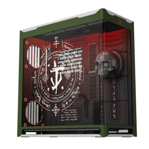 HAVN HS 420 DOOM: The Dark Ages Limited Edition Panoramic Tempered Glass Mid-Tower E-ATX Gaming Chassis