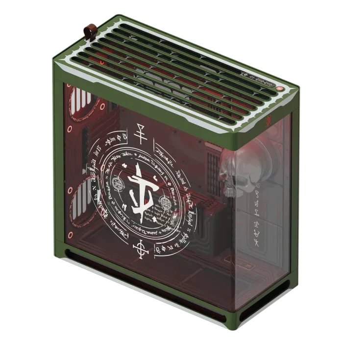 HAVN HS 420 DOOM: The Dark Ages Limited Edition Panoramic Tempered Glass Mid-Tower E-ATX Gaming Chassis 5 HAVN HS 420 DOOM: The Dark Ages Limited Edition Panoramic Tempered Glass Mid-Tower E-ATX Gaming Chassis