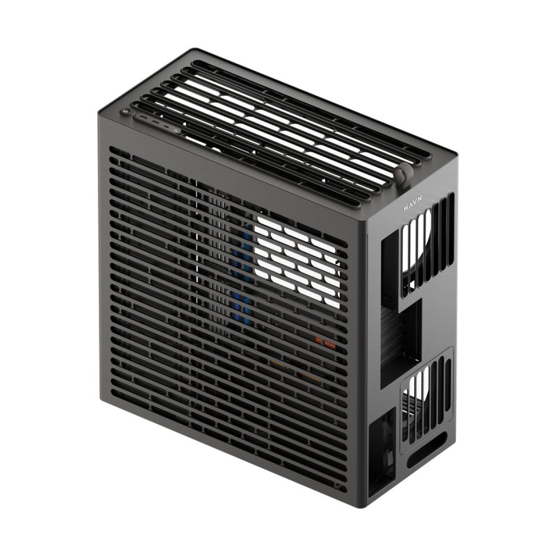 HAVN HS 420 Panoramic Tempered Glass Black Mid-Tower E-ATX Gaming Chassis 5 HAVN HS 420 Panoramic Tempered Glass Black Mid-Tower E-ATX Gaming Chassis