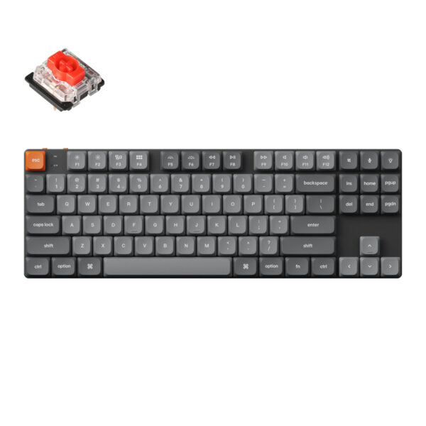 Keychron K1 Max Low-Profile QMK/VIA RGB Hot-Swappable Red Switches Wireless Mechanical Keyboard 2 Keychron K1 Max Low-Profile QMK/VIA RGB Hot-Swappable Red Switches Wireless Mechanical Keyboard