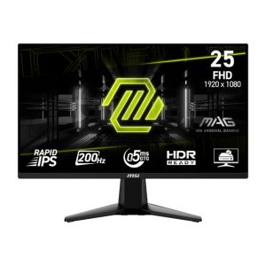 MSI MAG 255F E20 24.5" Full HD 200Hz Rapid IPS Gaming Monitor