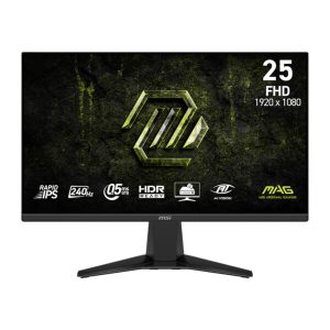 MSI MAG 255F X24 24.5" Full HD 240Hz Rapid IPS Gaming Monitor