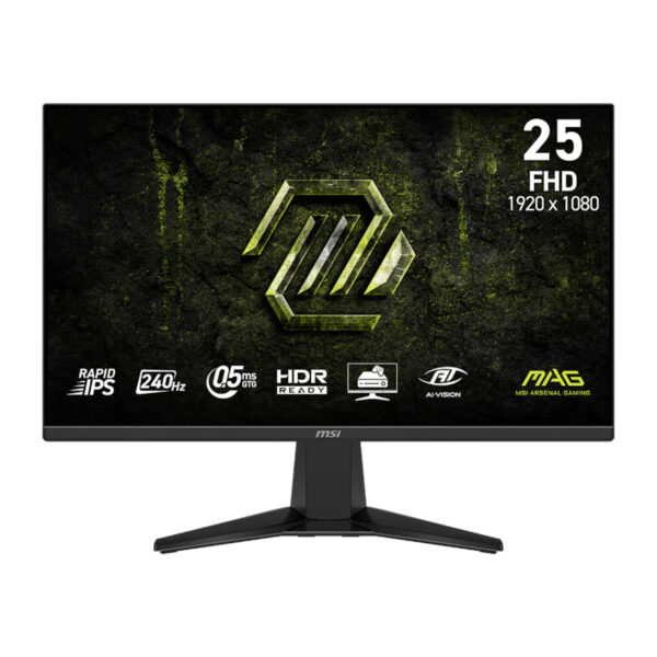MSI MAG 255F X24 24.5" Full HD 240Hz Rapid IPS Gaming Monitor 1 MSI MAG 255F X24 24.5" Full HD 240Hz Rapid IPS Gaming Monitor