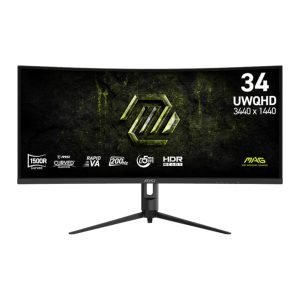 MSI MAG 342CQRF E20 34" UWQHD 200Hz Rapid VA Curved Gaming Monitor