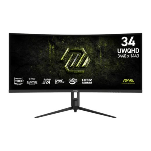 MSI MAG 342CQRF E20 34" UWQHD 200Hz Rapid VA Curved Gaming Monitor