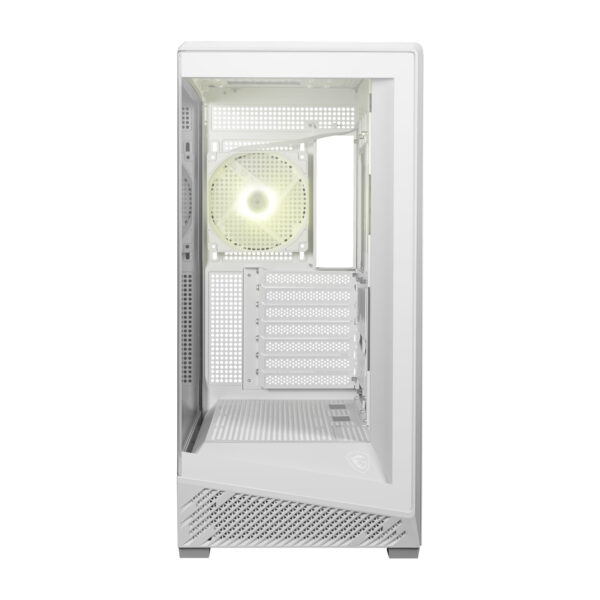MSI MAG PANO 130R PZ White ATX Panoramic Tempered Glass Mid-Tower Gaming Chassis 5 MSI MAG PANO 130R PZ White ATX Panoramic Tempered Glass Mid-Tower Gaming Chassis
