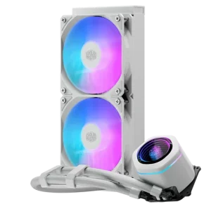Cooler Master MasterLiquid Core NEX 240 ARGB AIO White Liquid CPU Cooler