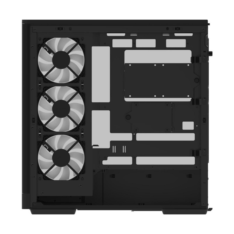 Aerocool P500A Panoramic Tempered Glass Black Mid-Tower ATX Gaming Chassis 3 Aerocool P500A Panoramic Tempered Glass Black Mid-Tower ATX Gaming Chassis