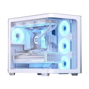 Aerocool P500C Tempered Glass White Mid-Tower ATX Gaming Chassis