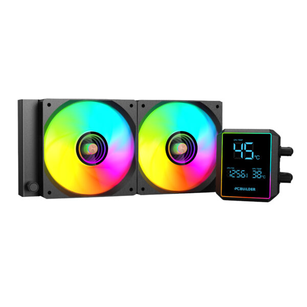 PCBuilder BLIZZARD FROST 240mm AIO ARGB Liquid CPU Cooler 1 PCBuilder BLIZZARD FROST 240mm AIO ARGB Liquid CPU Cooler