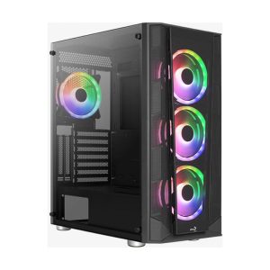 Aerocool Prism ARGB Tempered Glass Black Mid-Tower ATX Gaming Chassis