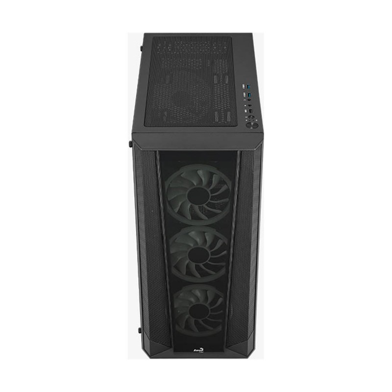 Aerocool Prism ARGB Tempered Glass Black Mid-Tower ATX Gaming Chassis 7 Aerocool Prism ARGB Tempered Glass Black Mid-Tower ATX Gaming Chassis