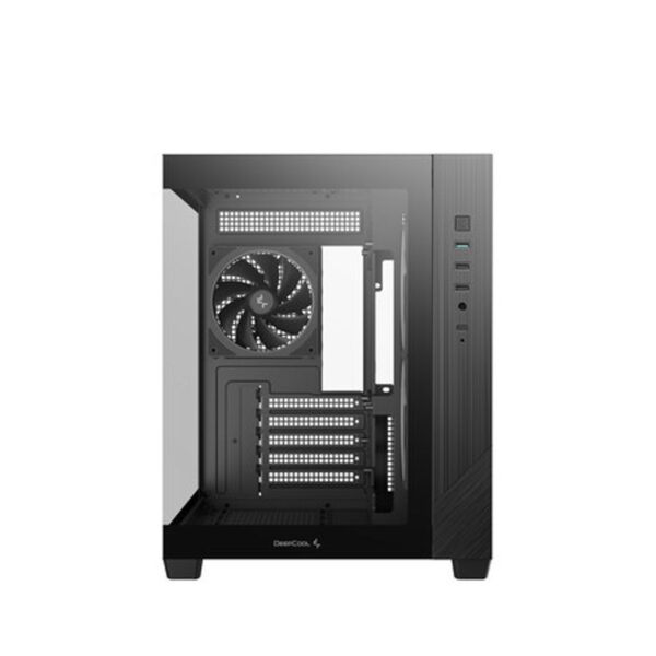 DeepCool CG330 3F Panoramic Tempered Glass Black Micro-ATX Gaming Chassis 3 DeepCool CG330 3F Panoramic Tempered Glass Black Micro-ATX Gaming Chassis
