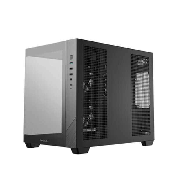 DeepCool CG330 3F Panoramic Tempered Glass Black Micro-ATX Gaming Chassis 8 DeepCool CG330 3F Panoramic Tempered Glass Black Micro-ATX Gaming Chassis