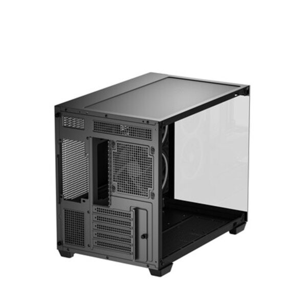 DeepCool CG330 3F Panoramic Tempered Glass Black Micro-ATX Gaming Chassis 7 DeepCool CG330 3F Panoramic Tempered Glass Black Micro-ATX Gaming Chassis