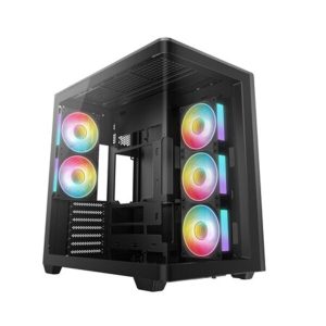 DeepCool CG590U 5F Panoramic Tempered Glass Black Mid-Tower ATX Gaming Chassis