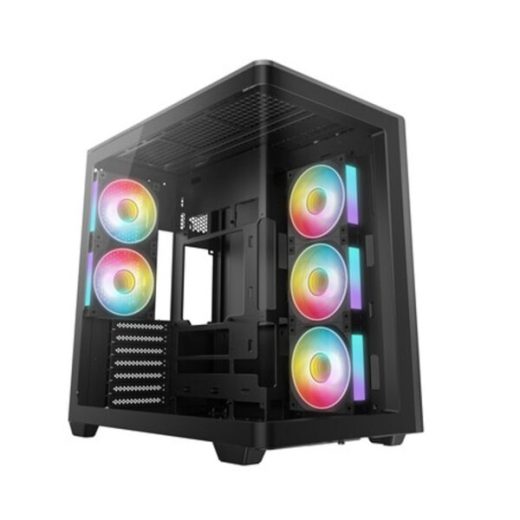 DeepCool CG590U 5F Panoramic Tempered Glass Black Mid-Tower ATX Gaming Chassis