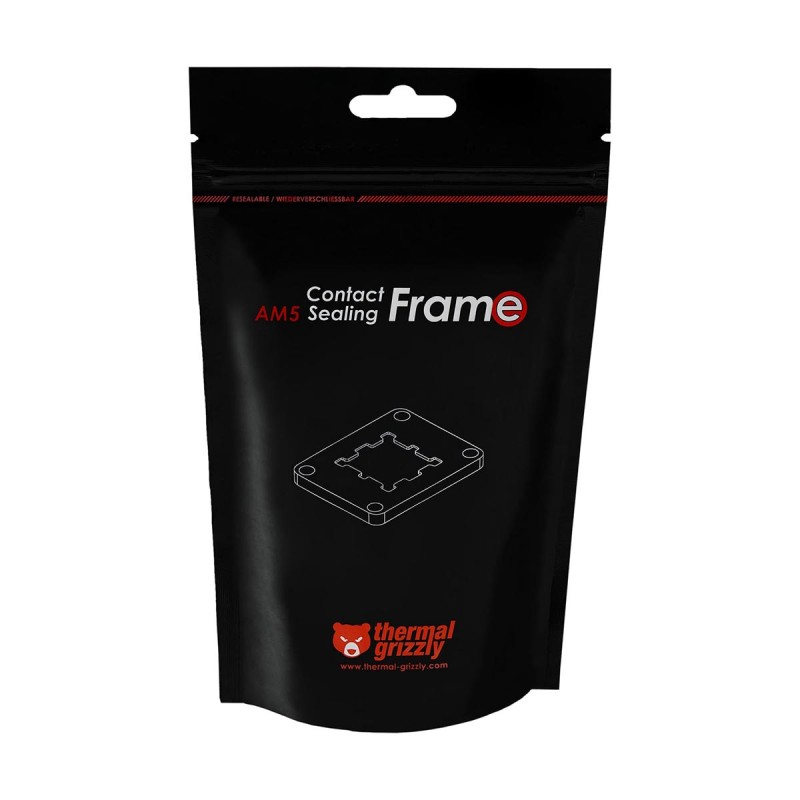 Thermal Grizzly AM5 Contact & Sealing Frame CPU Mounting Frame for AMD Ryzen AM5 Processors 7 Thermal Grizzly AM5 Contact & Sealing Frame CPU Mounting Frame for AMD Ryzen AM5 Processors