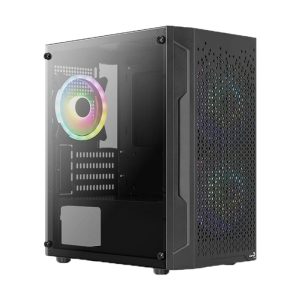 Aerocool Trinity Mini RGB Tempered Glass Micro-ATX Mini Tower Gaming Case