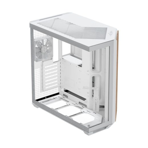 APNX V1 Tempered Glass White & Ash Wood Mid-Tower ATX Gaming Chassis