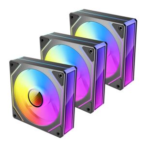 Antec VISION 120R 3-Pack 120mm Reverse Blade ARGB PWM Fan Kit