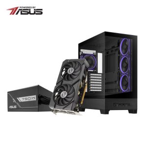 ASUS UWM 2 Gaming Chassis Bundle – ASUS A31 PLUS + Radeon™ RX 7600 + PRIME 750W Bronze PSU
