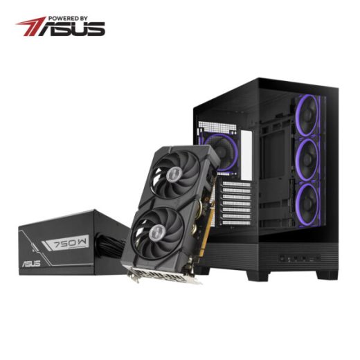 ASUS UWM 2 Gaming Chassis Bundle – ASUS A31 PLUS + Radeon™ RX 7600 + PRIME 750W Bronze PSU
