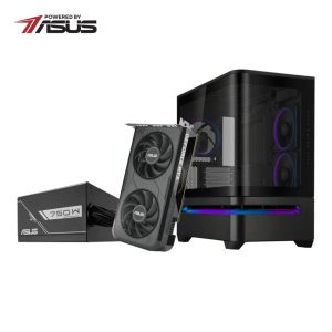 ASUS UWM 1 Gaming Chassis Bundle – ASUS Prime AP202 ARGB + GeForce RTX™ 5050 + PRIME 750W Bronze PSU