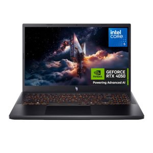 Acer Nitro V 15 Intel® Core™ 5 210H 16GB DDR5 512GB PCIe Gen4 NVMe SSD GeForce RTX™ 4050 6GB 15.6" Full HD 165Hz IPS Windows 11 Home Gaming Laptop