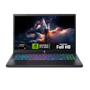Acer Nitro V 15 AMD Ryzen™ 5 7540HS 16GB DDR5 512GB PCIe Gen4 NVMe SSD GeForce RTX™ 5050 8GB 15.6" Full HD 165Hz IPS Windows 11 Home Gaming Laptop