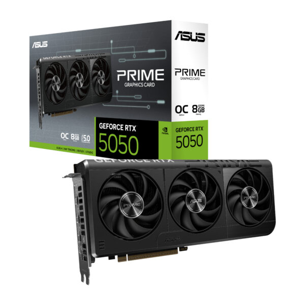 ASUS Prime GeForce RTX 5050 OC Edition 8GB GDDR6 Graphics Card 1 ASUS Prime GeForce RTX 5050 OC Edition 8GB GDDR6 Graphics Card