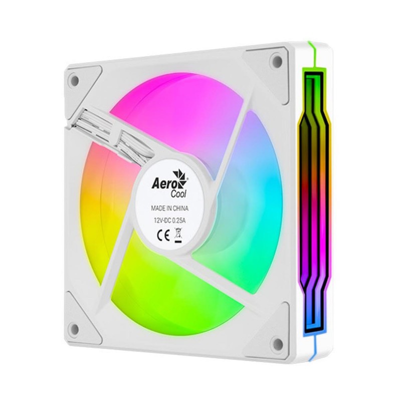 AeroCool Phantom M-3 120mm PWM ARGB White Case Fan 3 AeroCool Phantom M-3 120mm PWM ARGB White Case Fan