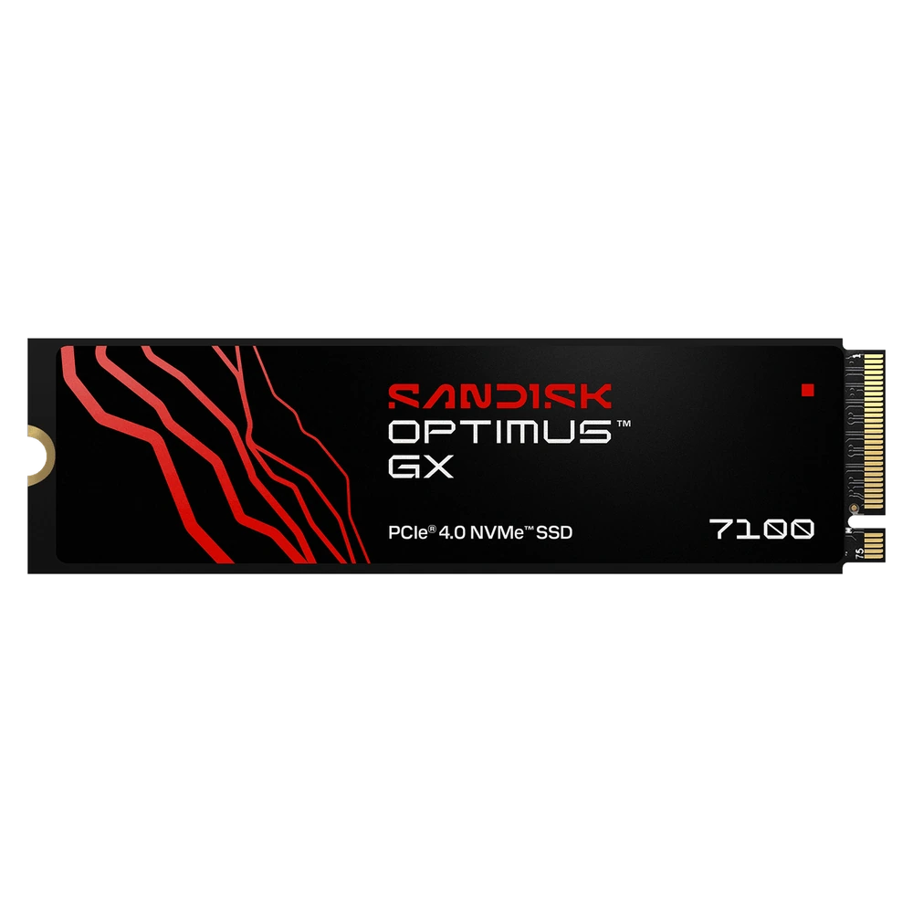 SanDisk Optimus GX 7100 500GB PCIe 4.0 x4 NVMe 2.0 M.2 2280 Gaming SSD 1 SanDisk Optimus GX 7100 500GB PCIe 4.0 x4 NVMe 2.0 M.2 2280 Gaming SSD