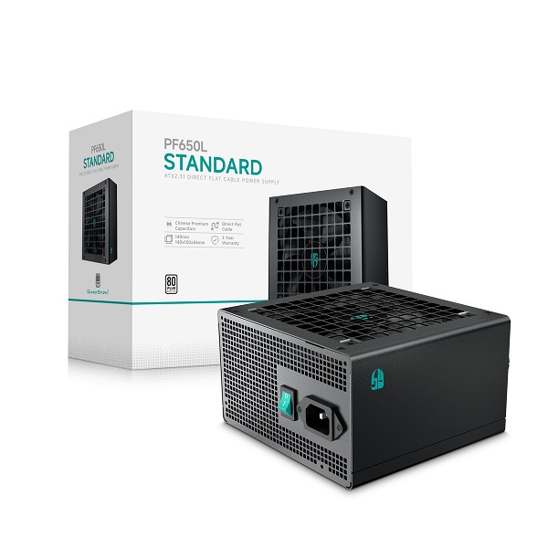 Deepcool GamerStorm PF650L 650W 80 PLUS Standard ATX Power Supply 1 Deepcool GamerStorm PF650L 650W 80 PLUS Standard ATX Power Supply